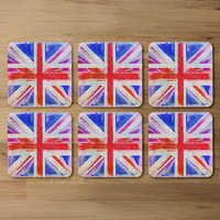 Union Jack Coaster - Red