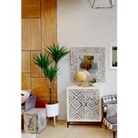 Darnell Small White Planter - White