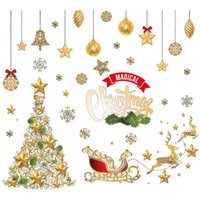 Christmas Window Decoration Stickers - Silver