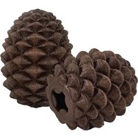 HugglePets Legacy Pine Cone Treat Dispenser Dog Toy - Brown