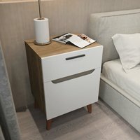 Losso Bedside Table - Oad Oak