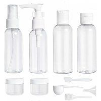 ShaniTech, 10 Pcs Travel Size Refillable Bottles - Clear ShaniTech, 10 Pcs Travel Size Refillable Bottles - Clear