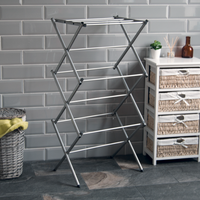3 Tier Metal Clothes Airer - Metal