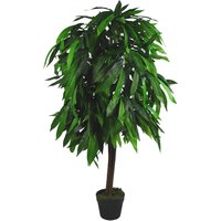 Large Artificial Mango Tree Plant - Green / 70cm