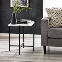 Siena Lamp Table - White Marble