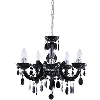 Marie Therese 5 Light Chandelier - Black