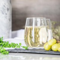 LAV 12pc Gaia Stemless Wine Glasses Set - Clear - Clear