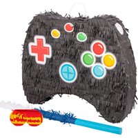 Game Controller Pinata Set with Stick Blindfold - Blue