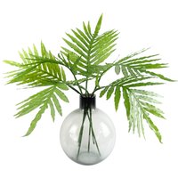 Ball Vase Artificial Tropical Palm Leaves - Vase Palm Leaves