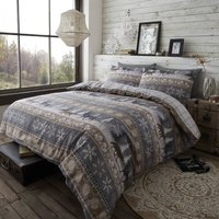 Warm Alaska Cotton Flannel Bedding - Taupe / Single
