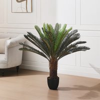 Artificial Trees Outdoors Cycas Palm Tree - Green