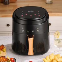 8L Non-stick Digital Air Fryer - Black