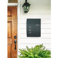 SONGMICS Wall - Fixed Lockable Mailbox - Grey