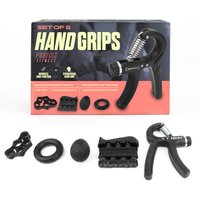 5 Pc Hand Grip Set - Black