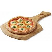 Bamboo Pizza Peel and Serving Platter - Brown / 30.5cm