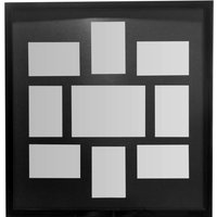 Maren Black Polyresin 9 Multi Photo Frame - Black