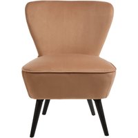 Darcy Natural Fabric Chair - Brown