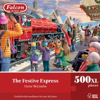 Falcon de Luxe The Festive Express 500XL Piece Jigsaw Puzzle - Neutral
