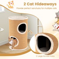 4-Story Cat Condo - Brown