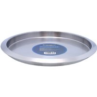 Buckingham Stainless Steel Round Serving Tray 35 cm matt finish - Chrome
