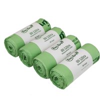 BioLiner 50 Litre Compostable Bags for Swing Bins & Dustbins - Green / 4