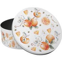Tangerines Small Cake Tin - Multicoloured