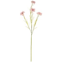 Lemon Pavilion Furniture and Decor Cornflower Stem Artificial Flower - Plastic - L20 x W20 x H77 cm Pink in Light Pink