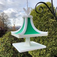 Sparrow Bird Table - White / Green