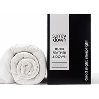 Surrey Down, Duck Feather and Down 10.5tog Duvet - White / King size Surrey Down, Duck Feather and Down 10.5tog Duvet - White / King size
