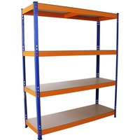 Blue and Orange Monster Racking S Rax Warehouse Storage Shelving - Blue