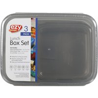 Ezy Storage, Pack of 3 Lunch Containers Ezy Storage, Pack of 3 Lunch Containers