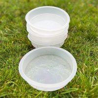 Plastic Bird Bath for Metal Bird Feeding Stations - White / 5