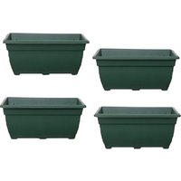 Bell Trough Planter 50cm Plastic Green - Green / 4