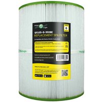 FilterLogic Hot Tub Spa Filter compatible with Pleatco PWK65, Darlly 80651 - White