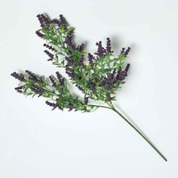 Purple Lavender Spray Single Stem 69 cm - Purple