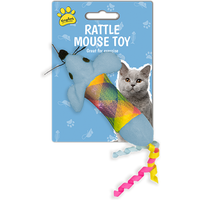 Rattle Mouse Toy - Blue