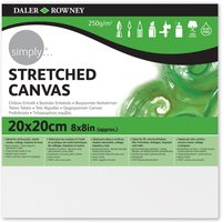 Daler Simply Canvas 3 pack Various Sizes - White / 20x20cm