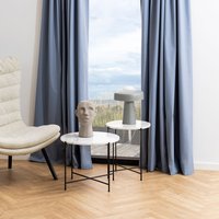 Avila Side Table - White / 45cm