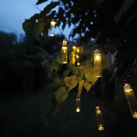 Luxform Solar String Lights 14 Led Lights Monte Gordo 97149 - Transparent