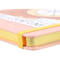 Wheel of Fortune Tarot Notebook Vintage A5 Journal for Tarot Notes - Pink
