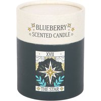 Star Tarot Blueberry Candle Mystical Fragrance Decor - White
