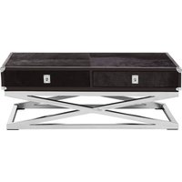 Kensington Townhouse Hair On Hide Coffee Table - Black
