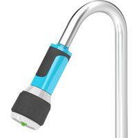 Long Portable Outdoor Garden Stand Hose Head Shower with Regulated Water Flow - Blue