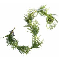 Leaf Artificial Trailing Hanging Fern Garland Plant Realistic - Green / 180cm