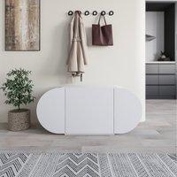 Pozy Modern Shoe Storage Bench - White