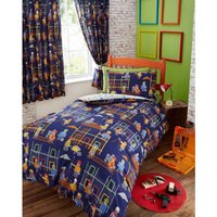 Building Site Duvet Cover Set - Multi