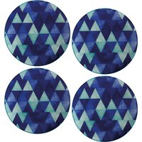 Set of 4 Maxwell Williams Reef Triangles 20cm Side Plates - Mixed