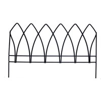 Gothic Garden Arch Style Edge - Black