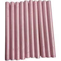 Pack of 10 Light Pink Shimmer Wax Sticks - Pink