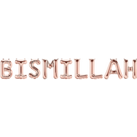 Bismillah Foil Balloons - Pink